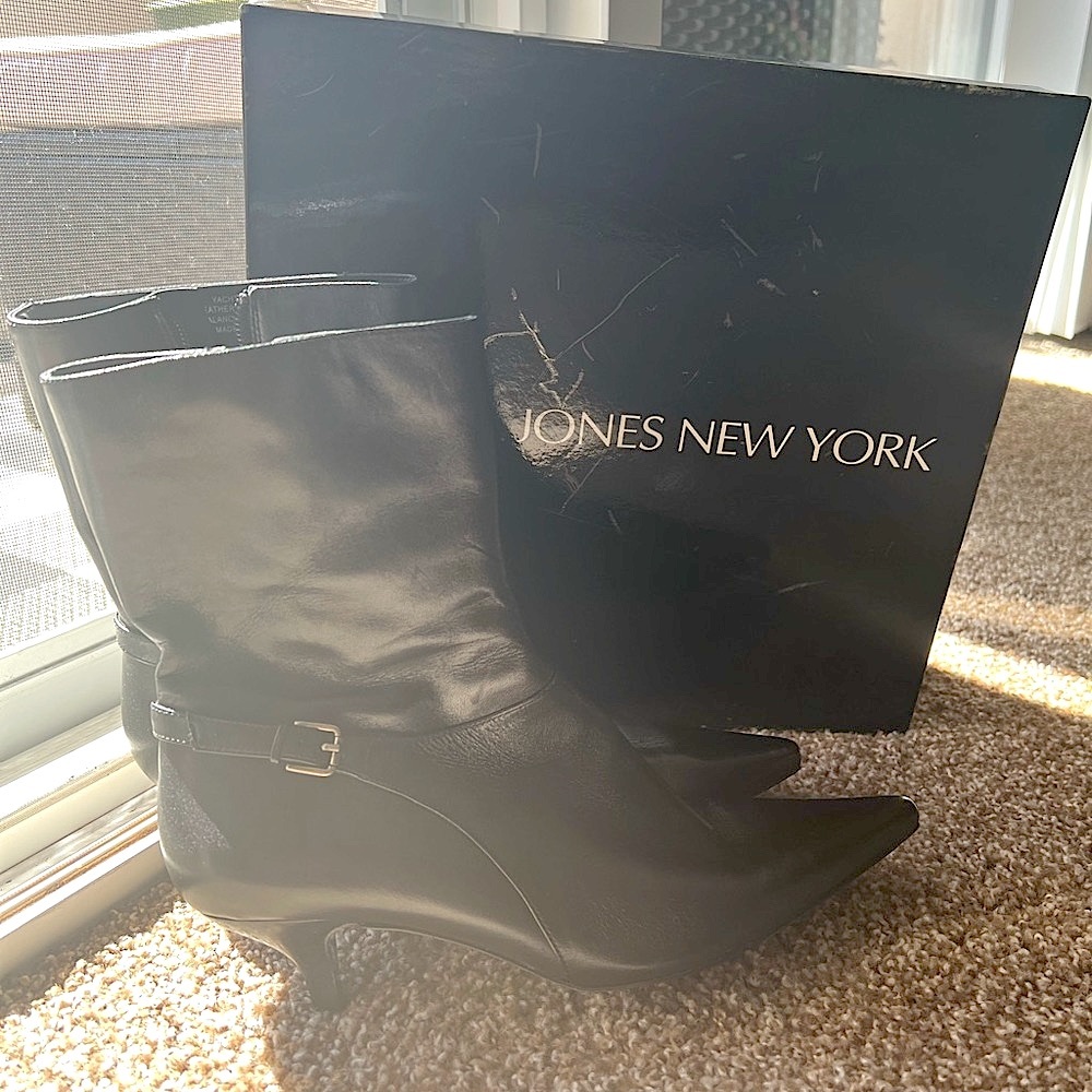 Jones New York Black Booties